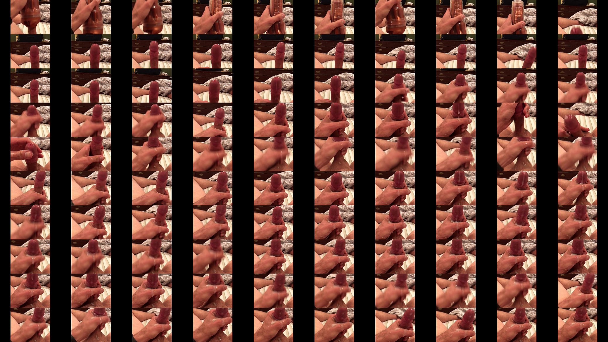 Big cock cums 6 times in a row. Amazing multiple orgasms. 预览图