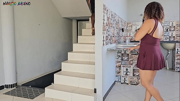 MY WIFE DOES THE HOUSE AND DOESN'T EVEN NOTICE THAT I'M FUCKING HER MOTHER