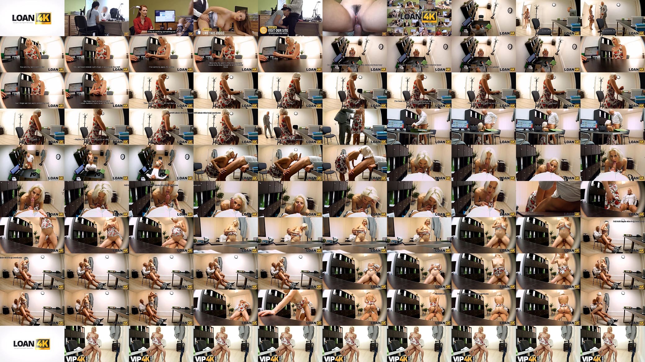 LOAN4K. Blonde girl is nailed to obtain money for her very first startup 预览图