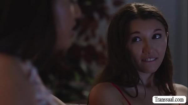 Stepdaughter pounded by shemale stepmom