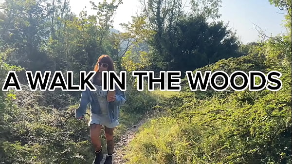 HOME WRECKER TAKES A WALK IN THE WOODS AND GETS HARD FUCK WITH HUGE CUMSHOT ON TITS!