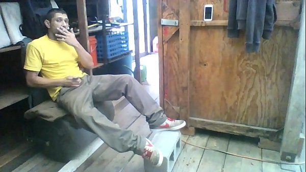 Jerking off in Shed at work-   dia