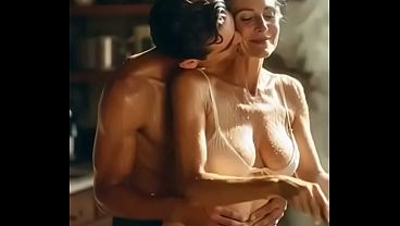 son and step mom romantic moment