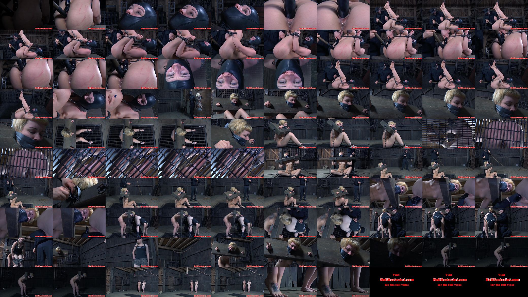 Tiedup submissive tormented with big toys 预览图