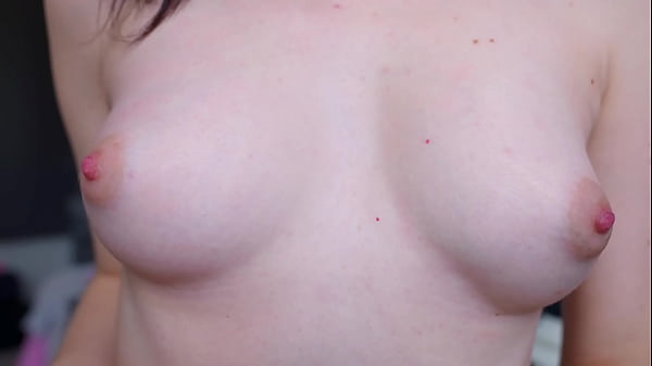 Small Tits and Nipples Play Close Up
