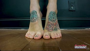 Tiny Brunette MILF Sabrina Eager Rimjob Deep Tongue Play Heat! 10 min