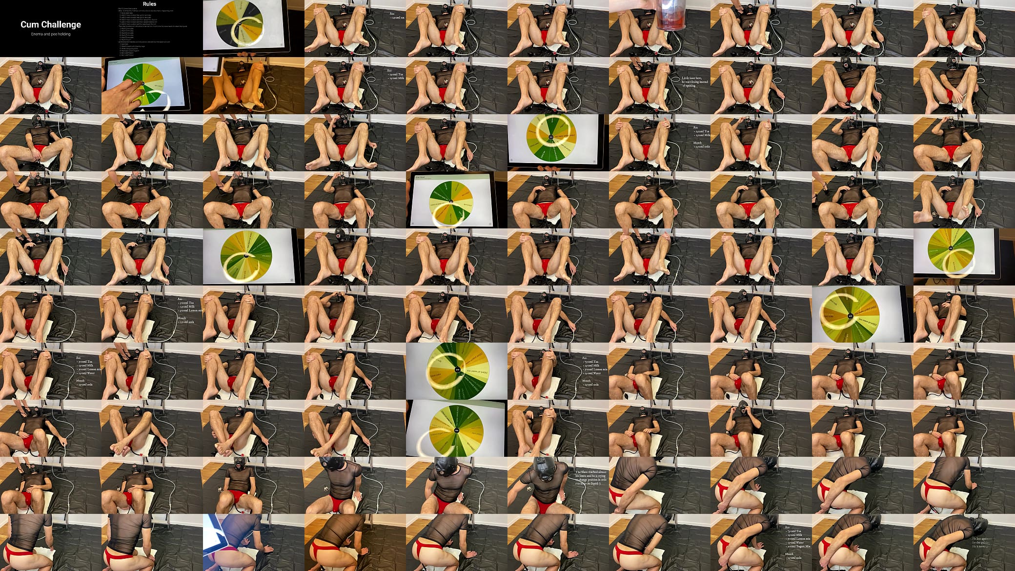 The impossible Cum Challenge #3 - Enema and Pee holding 预览图