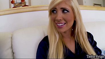 Fuck Business! Sexy Tan Blonde Tasha Reign Fucks Ben English!