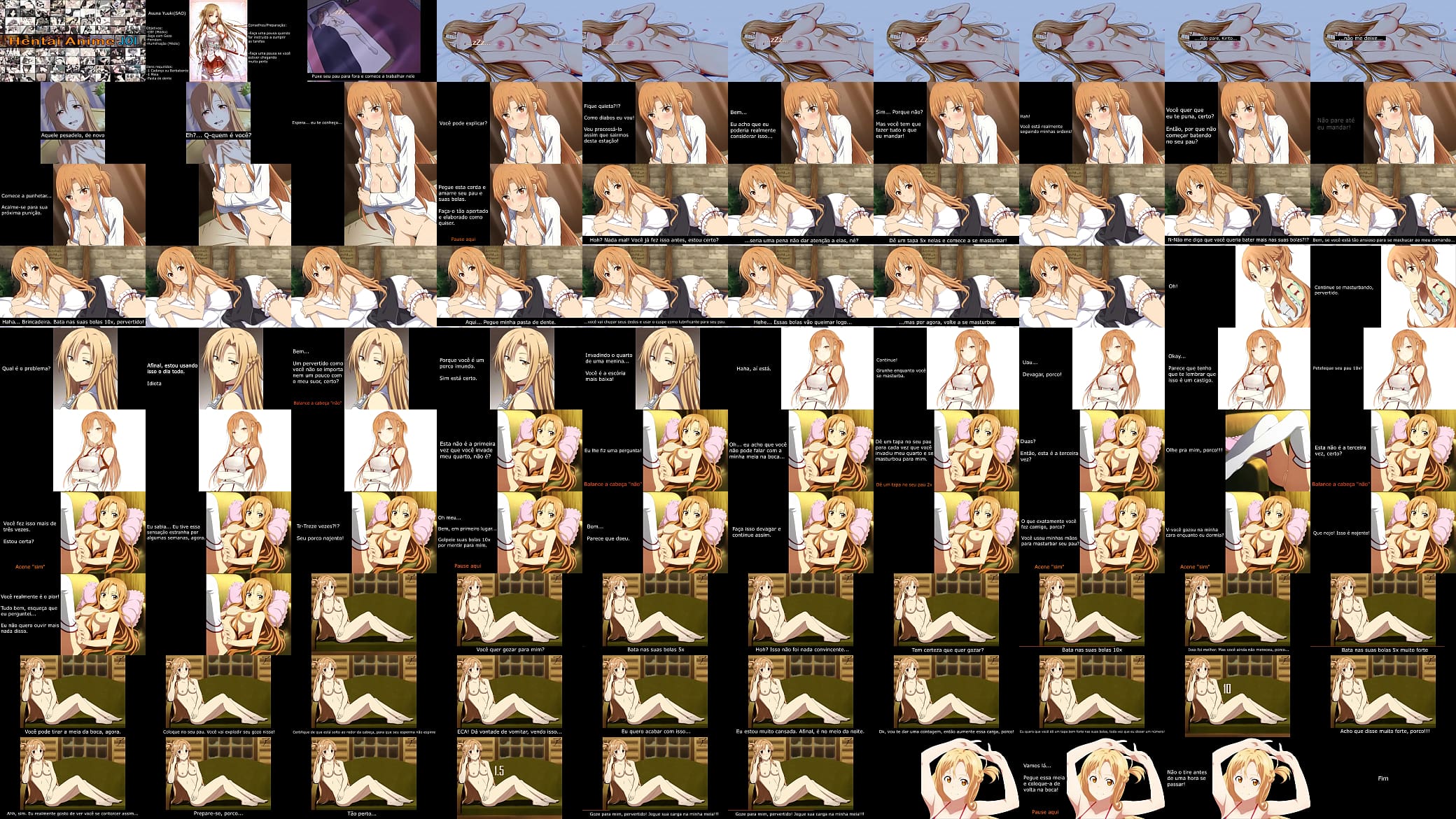 Joi Asuna Yuuki Femdom (Pt-BR) 预览图