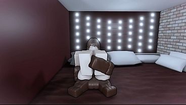 Folle a mi amiga M&iacute;a en Roblox Studio muy duro