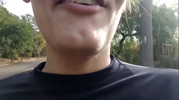 MILF sucking young man's dick in the middle of the street in public (Complete on RED and Sheer)