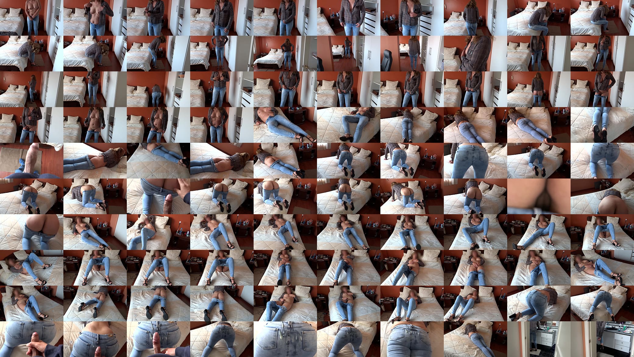 Full video of my first masturbation in front of my stepson, I don&#039;t allow him to fuck me but he cums in my ass 预览图