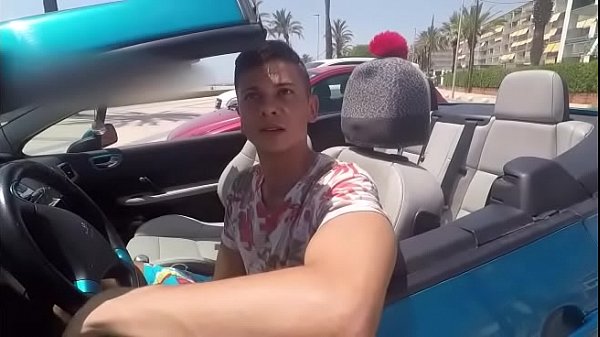 Tommy is trying to find a slut he can fuck by using his convertible