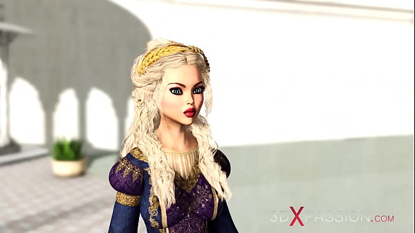 Download Video - A young princess gets fucked by 3d shemale in the dark dungeon