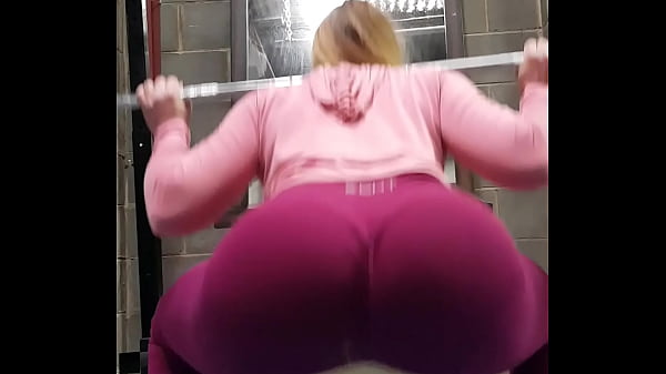 Nude squats with butt plug and masturbation