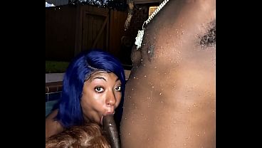 Pawg nova with fijii getting fuck in the pool all holes open for str8rich bbc