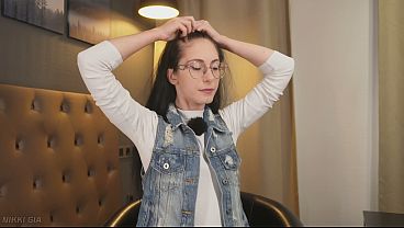 She'll show you how she does a braid