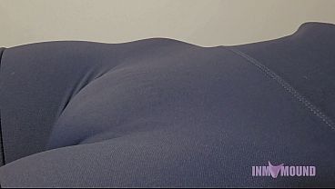 Teen girl films video for her boyfriend showing off her hairy and big pussy mound.