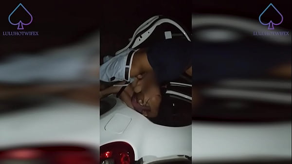 Dogging with neighbor in car, cuckold watching creampie 2021