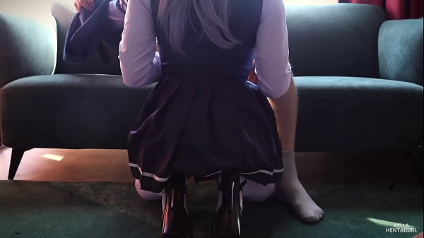Alya stopped by the teacher's house for a private classes - Bella Hentaigirl