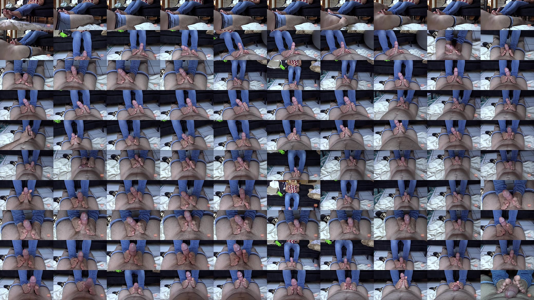 POV Footjob in Jeans 预览图