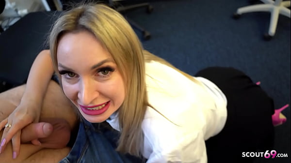 Boy films a threesome with the German teacher in the classroom with his Iphone