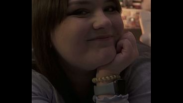 SH A sloppy blowjob ends with a burst of cum in the mouth of a solo BBW MILF