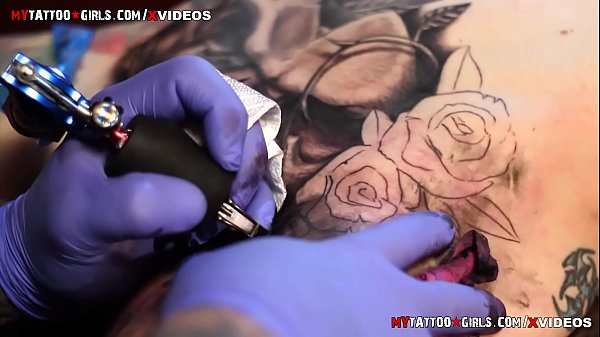 Marie Bossette exclusive Vagina pussy tattoo