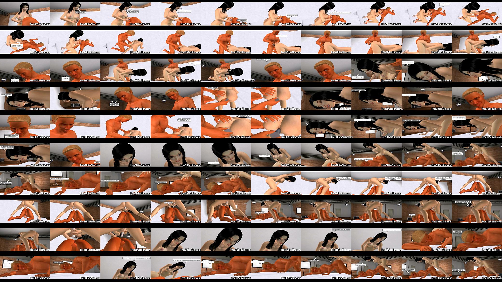 3D cartoon stud getting fucked with a strap on 预览图