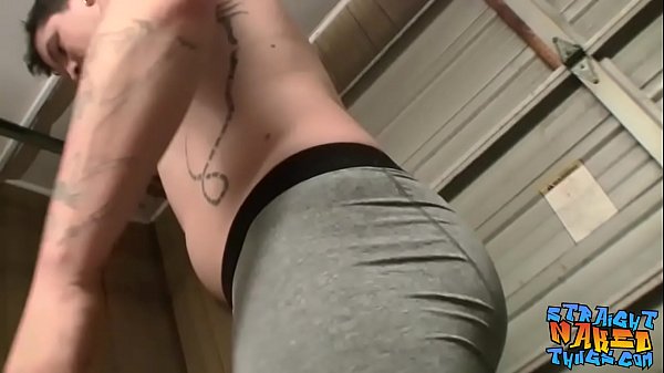 Straight studs wanking their dicks until a happ...