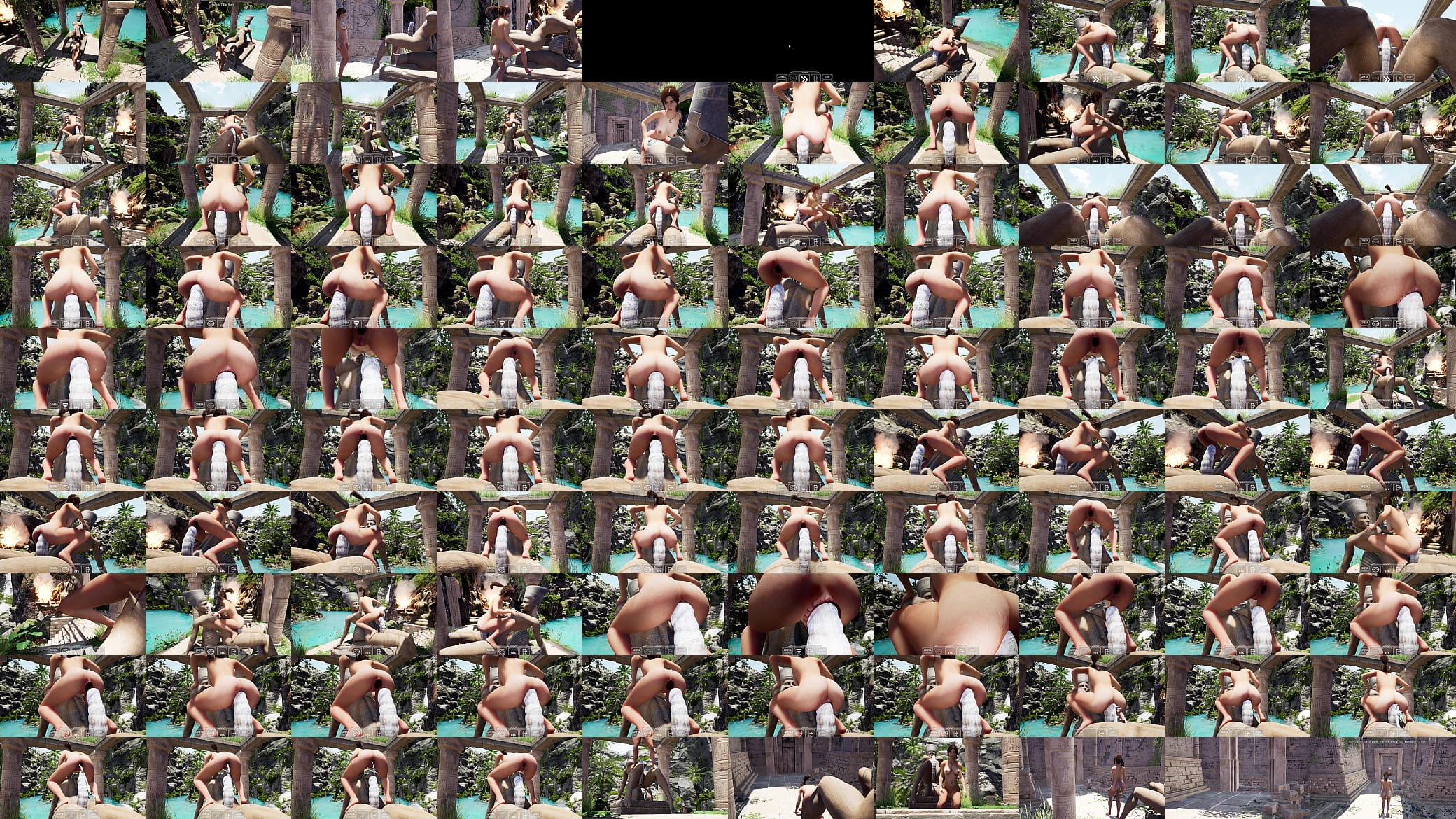 Beasts In The Sun EP1 - Animopron - Huge Dildo Anal Monster 3D Game Hard fuck 预览图