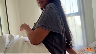 Stepmom Crawls Into Stepson’s Bed at 5AM and Rides Him Hard for Morning Creampie