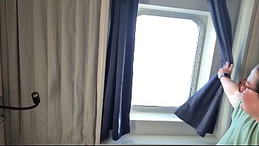 The Ferry - Quiet quick fuck in the cabin