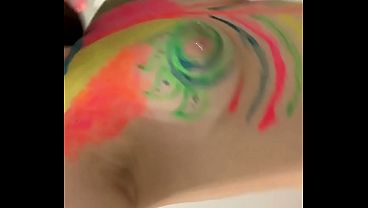 Aly enjoys being fucked hard on all fours