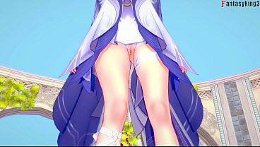 Columbina blowjob | Genshin Impact | Full & Pov version on Sheer & PTRN: Fantasyking3