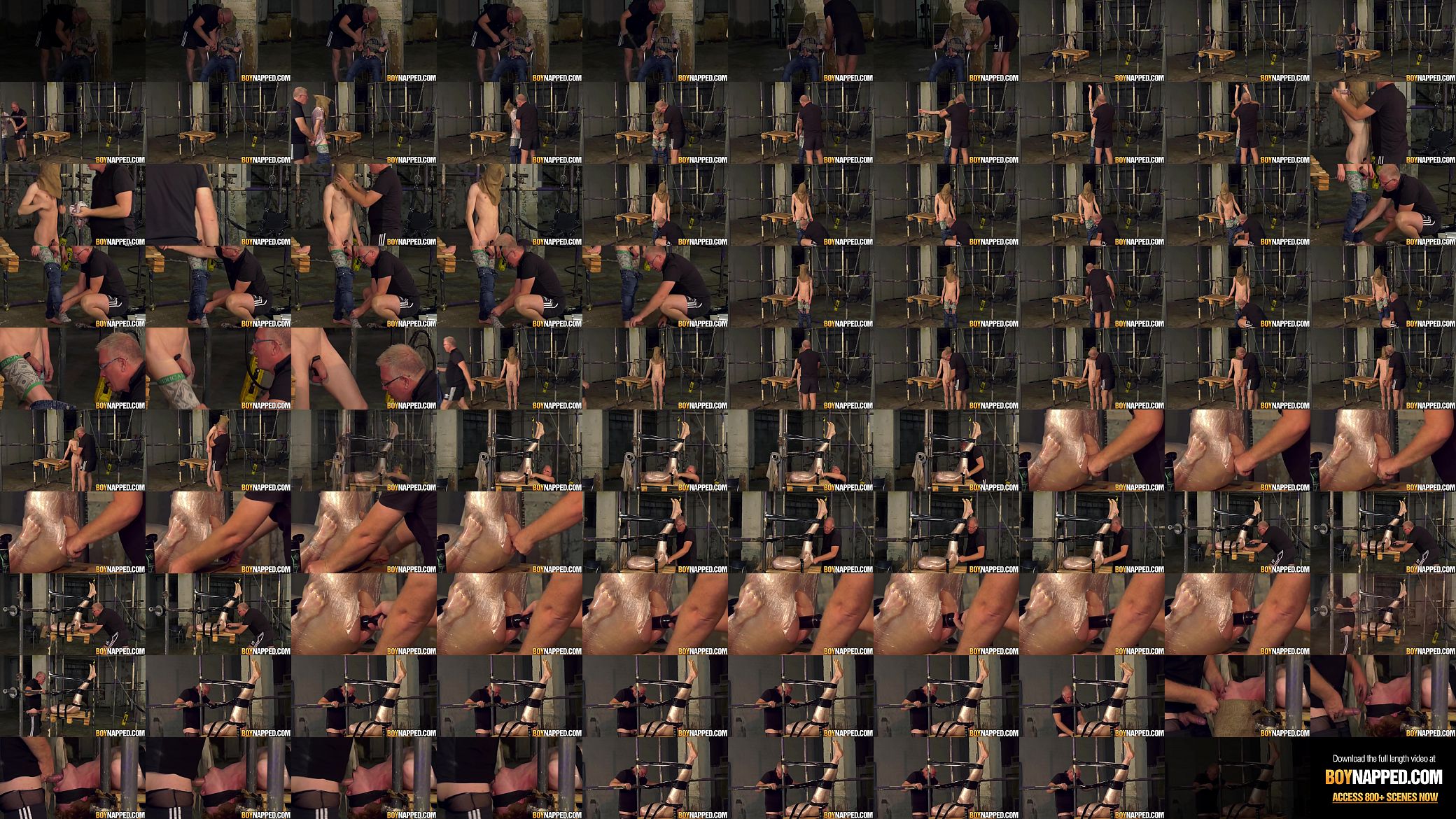 BDSM twink Avery Munroe blindfolded and throatfucked hard 预览图