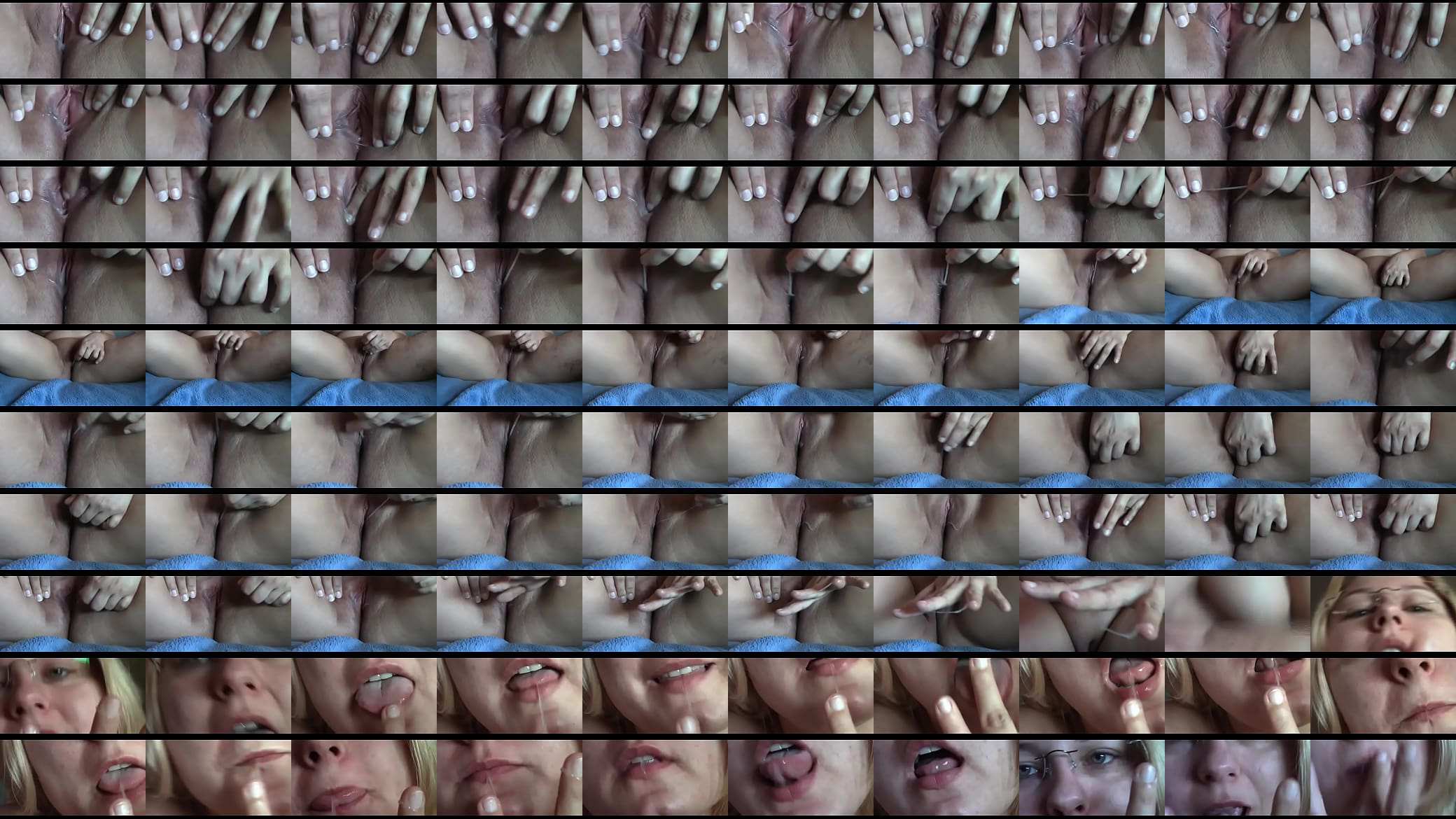German girl Talk dirty and slurp jiz 预览图