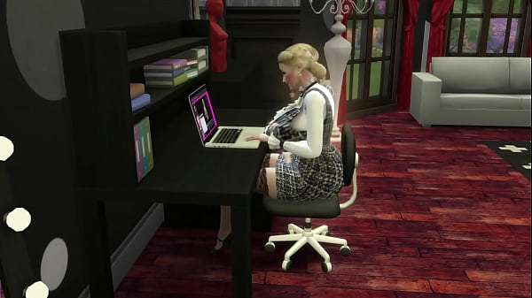 Sims 4 porn Mortimer and Bella fuck cute teen together