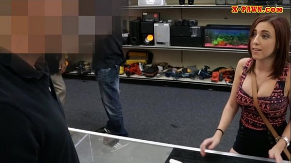 Cute babe rammed for a big silver chain