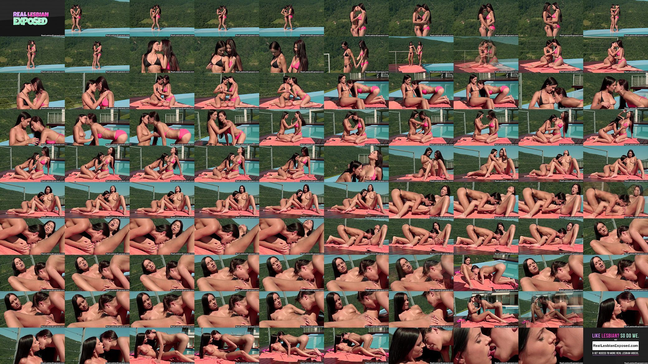 Outdoor By The Pool Girl On Girl Fun 预览图