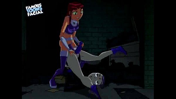Starfire X Raven Lesbian Sex