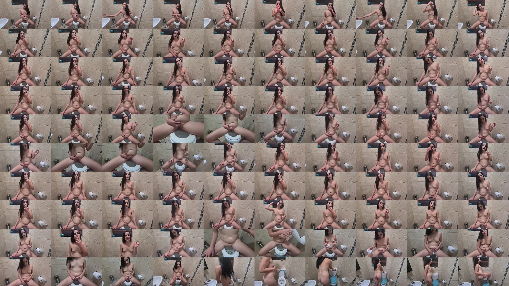 Pissing in the toilet while smoking a cigarette 预览图