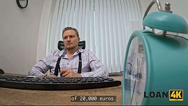 LOAN4K. A Young Babe started a Sexual Relationship with a Loan Officer