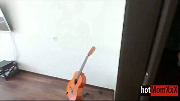 My stepmother is delighted with my dick and allows me to ejaculate inside her