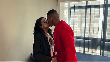 My slutty neighbor came knocking on my door, what the married whore really wanted was my black cock (COMPLETE IN RED)