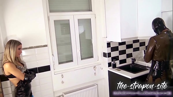 Caught in the kitchen and fucked mercilessly - Mistress Tatjana