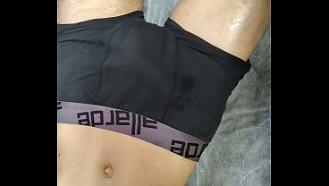 Hand under underwear