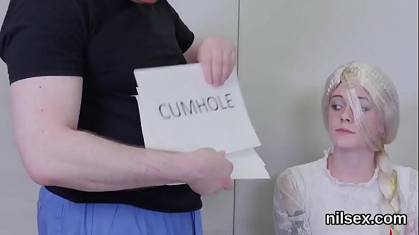 Peculiar sweetie is taken in butt hole assylum ...