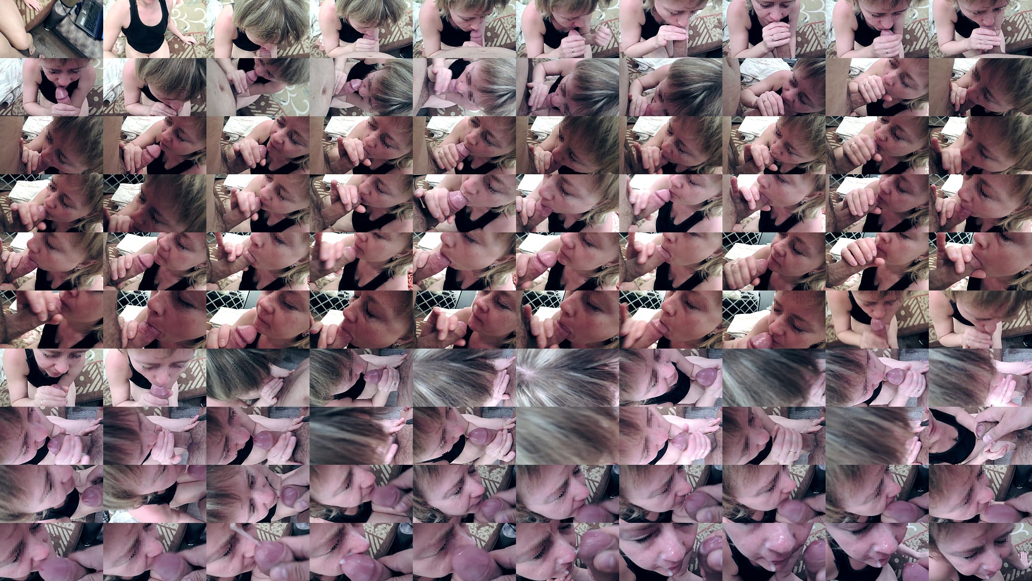 MILF blowjob and hot facial 预览图