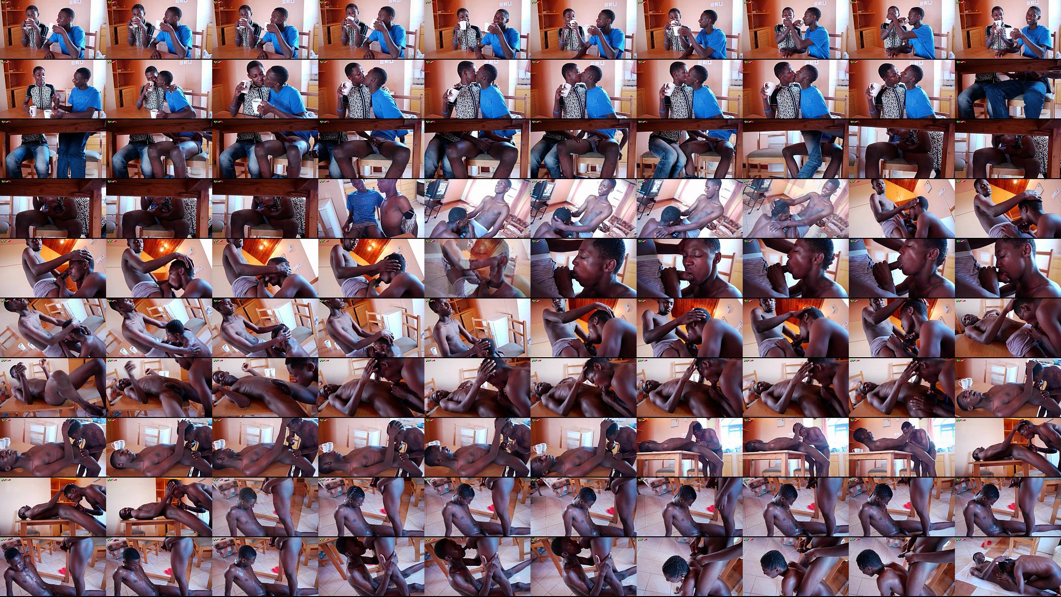 Black african twinks blowjob and piss party 预览图